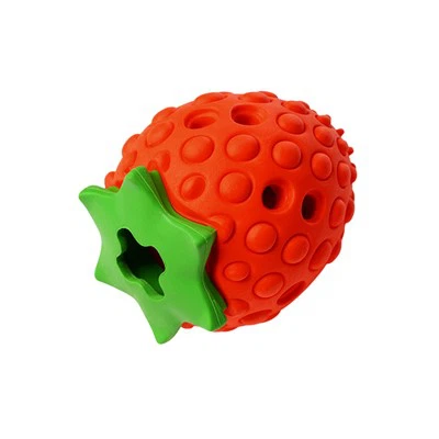 Mainan Karet Anjing Stroberi